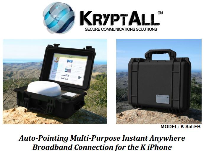 Auto-Pointing Multi-Purpose Instant Anywhere Broadband Connection for the K iPhone